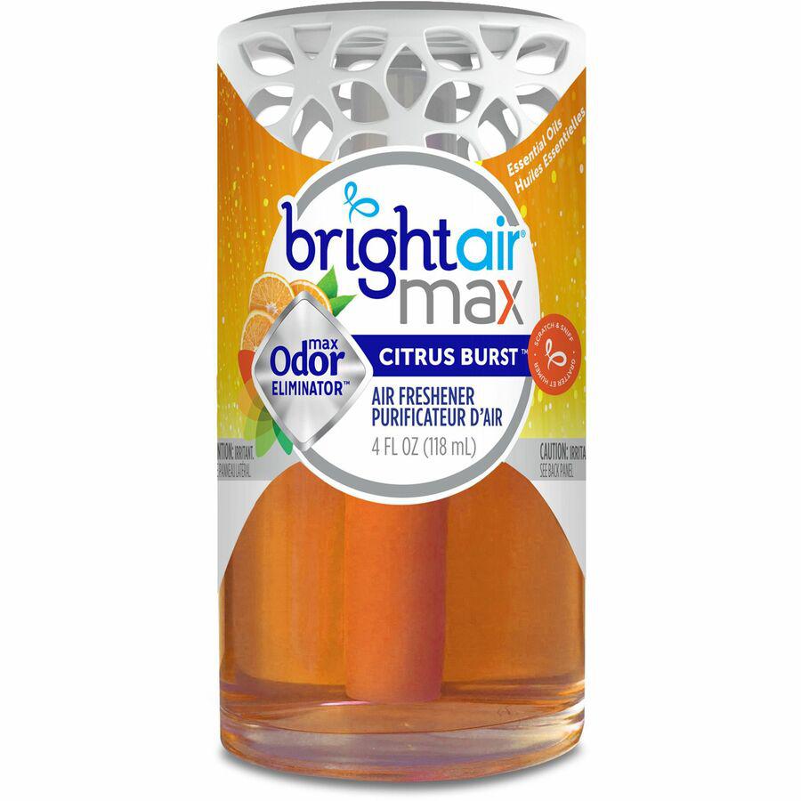 Bright Air Max Odor Eliminator - Gel - 4 fl oz (0.1 quart) - Citrus Burst - 1 Each - Phthalate-free, BHT Free, Odor Neutralizer, Paraben-free, Formaldehyde-free, NPE-free, Triclosan-free. Picture 3