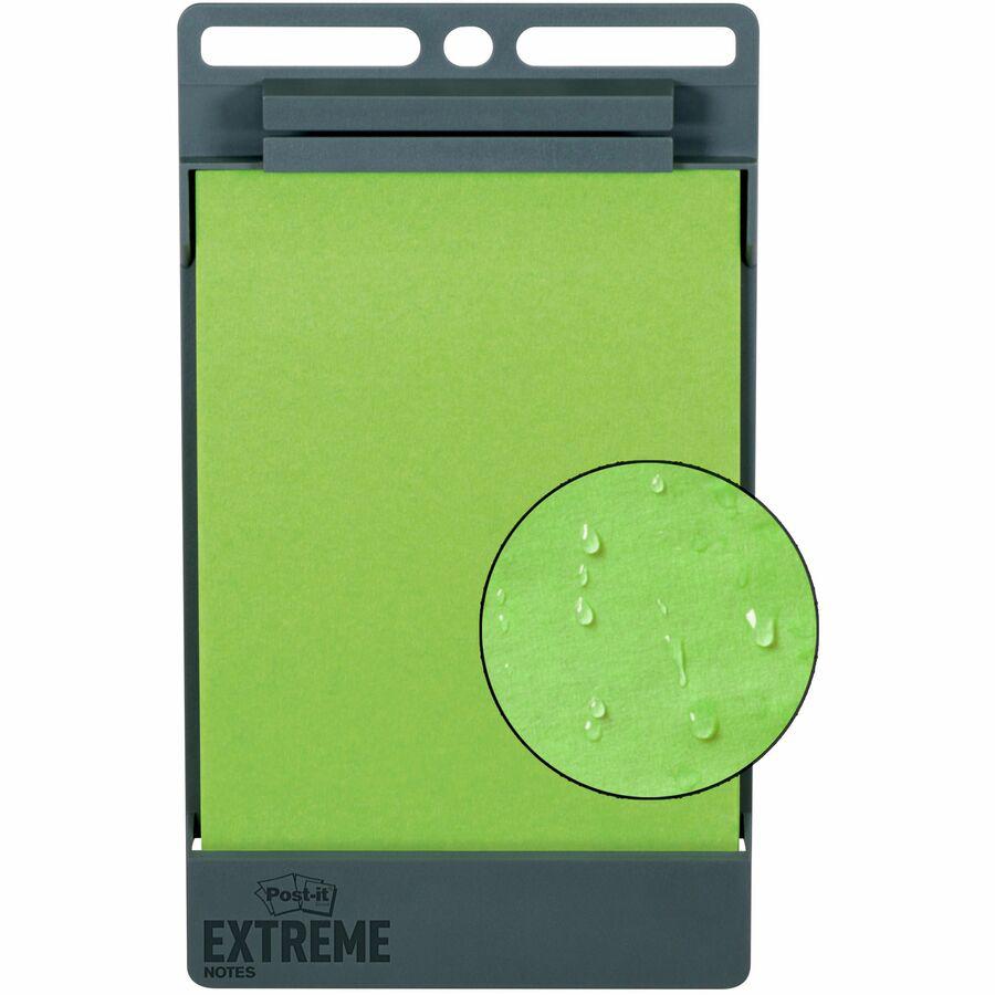 Post-it&reg; Extreme XL Notes - 25 Sheet Note Capacity - Green. Picture 7