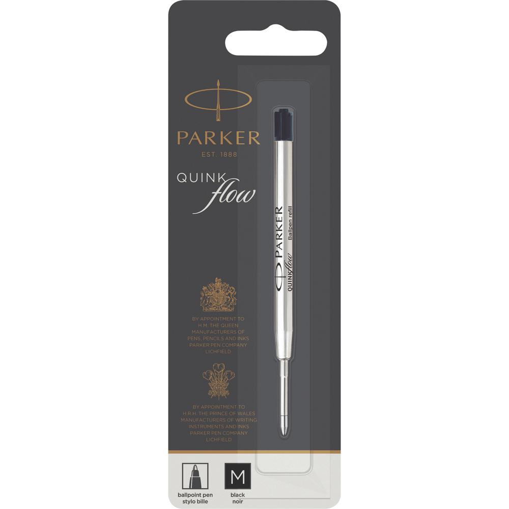 Parker Quinkflow Black Ink Ballpen Refill - Medium Point - Black Ink - Smooth Writing, Quick-drying Ink - 1 Each. Picture 2