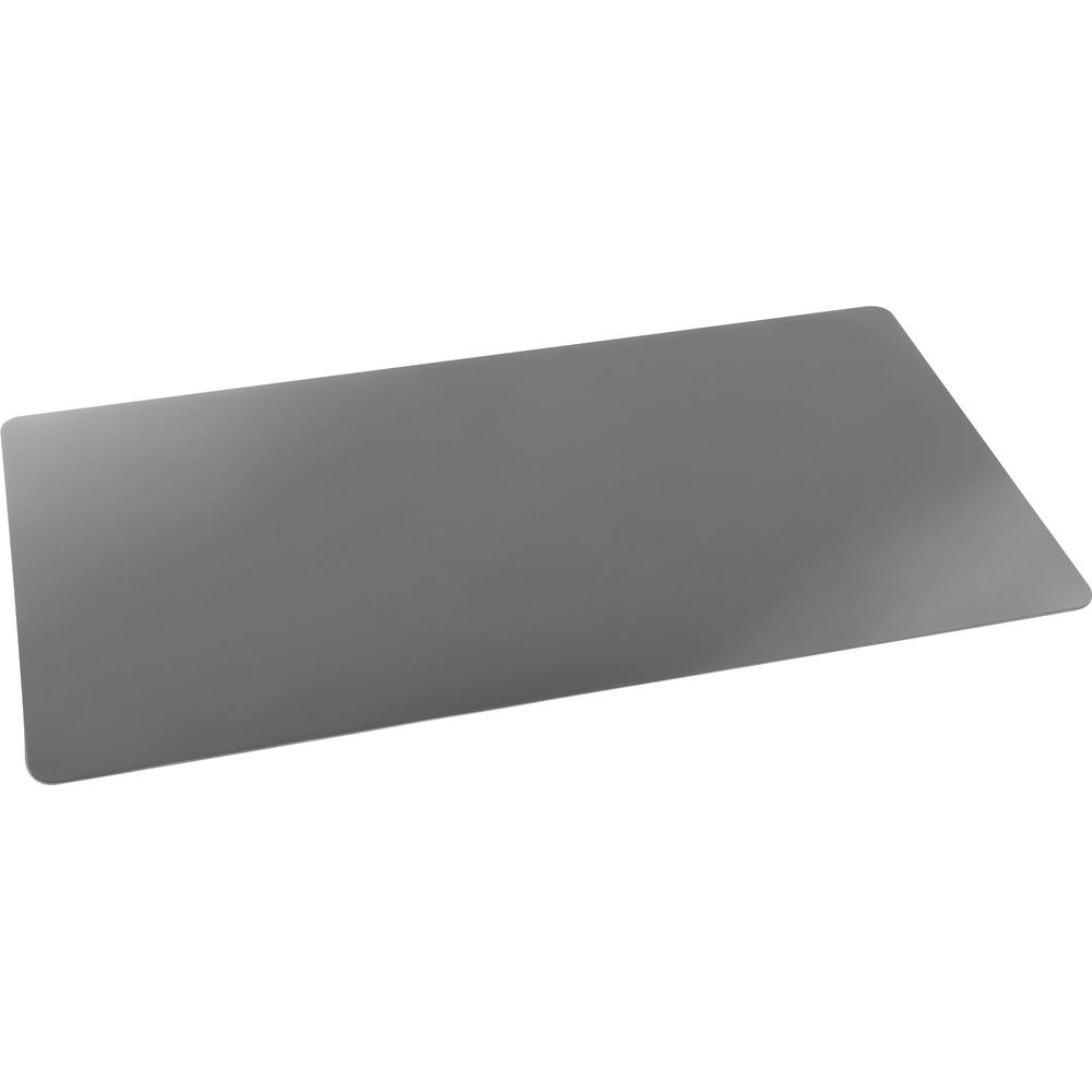 Artistic Rhinolin II Antimicrogial Ultra Smooth Desk Pad - 36" Width - Gray. Picture 2