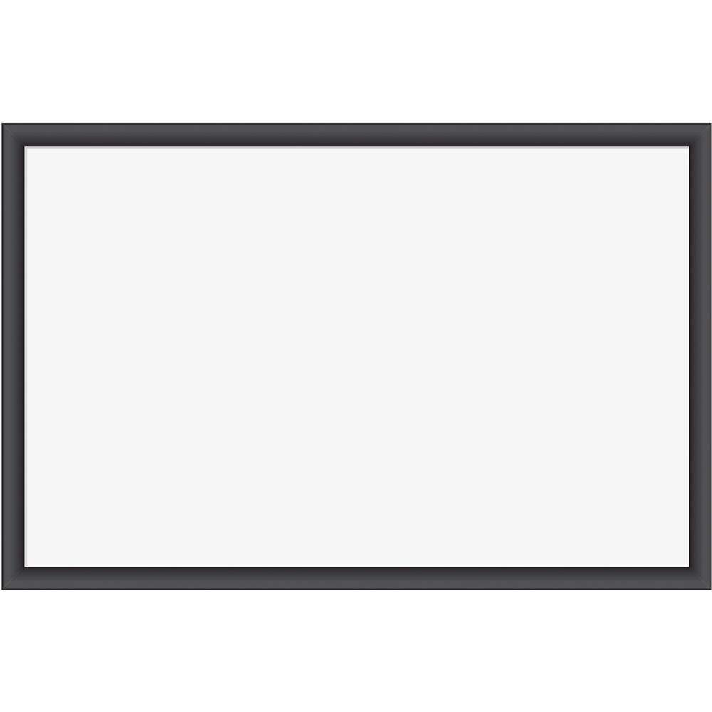 U Brands Magnetic Dry Erase Board, 23 x 35 Inches, Black Wood Frame (311U00-01) - 23" (1.9 ft) Width x 35" (2.9 ft) Height - White Painted Steel Surface - Black Wood Frame - Rectangle - Horizontal/Ver. Picture 2