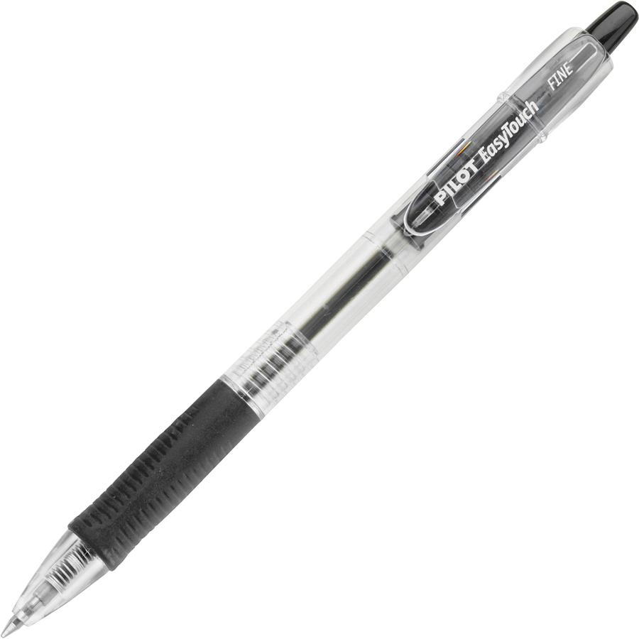 EasyTouch Retractable Ballpoint Pens - Fine Pen Point - 0.7 mm Pen Point Size - Retractable - Black - 36 / Display Box. Picture 3