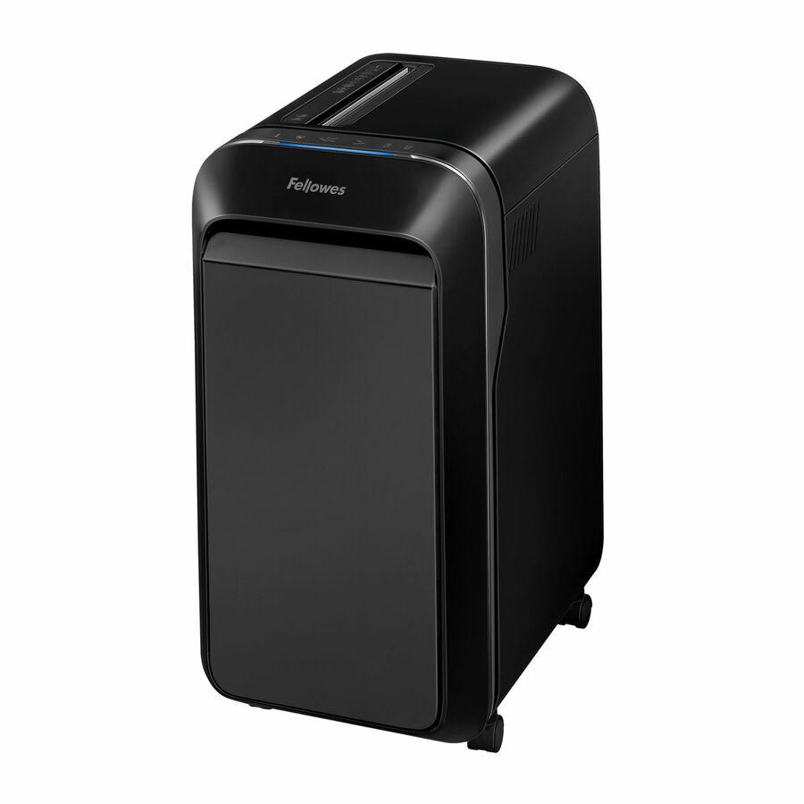 Fellowes Powershred LX220 Micro Cut Shredder - Micro Cut - 20 Per Pass - for shredding Paper, Credit Card, Paper Clip, Staples, Junk Mail - 0.156" x 0.500" Shred Size - P-4 - 7 ft/min - 9" Throat - 20. Picture 2