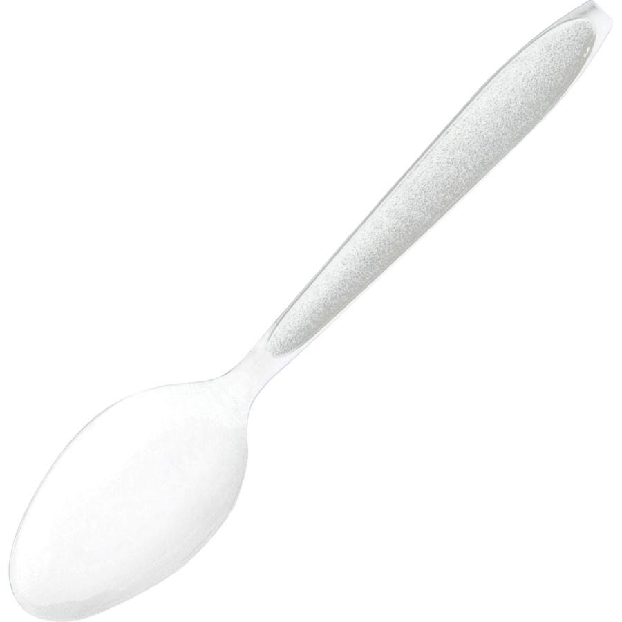 Solo Spoon - 1000/Carton - Spoon - Food - Disposable - Polystyrene - White. Picture 2