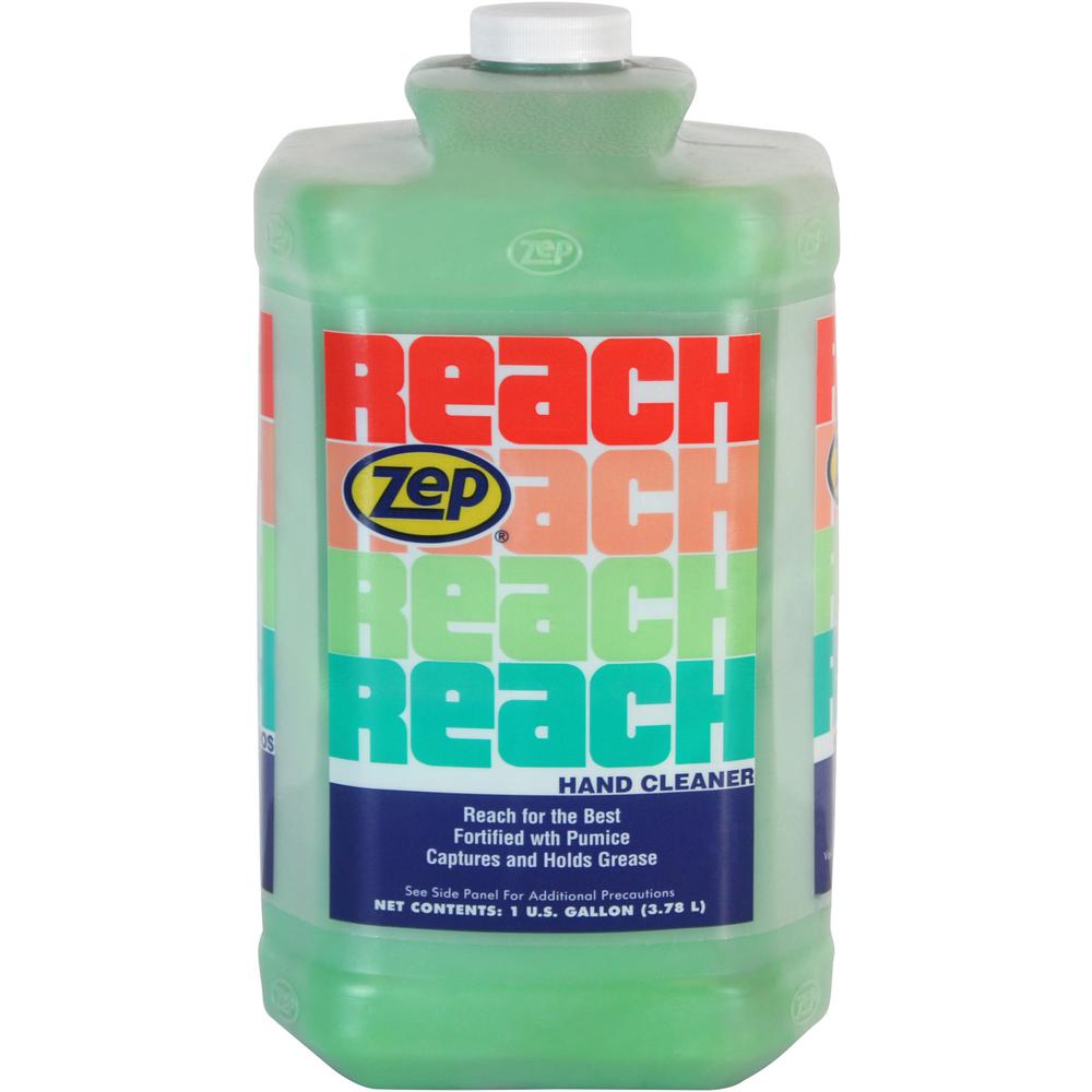 Zep Reach Hand Cleaner - Almond ScentFor - 1 gal (3.8 L) - Grease Remover, Resin Remover, Ink Remover, Tar Remover, Adhesive Remover, Oil Remover, Adhesive Remover, Grease Remover, Asphalt Remover, Oi. Picture 6