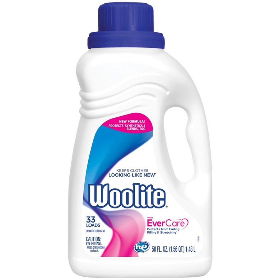 Woolite Clean/Care Detergent - Liquid - 50 fl oz (1.6 quart) - 6 / Carton - Yellow. Picture 2