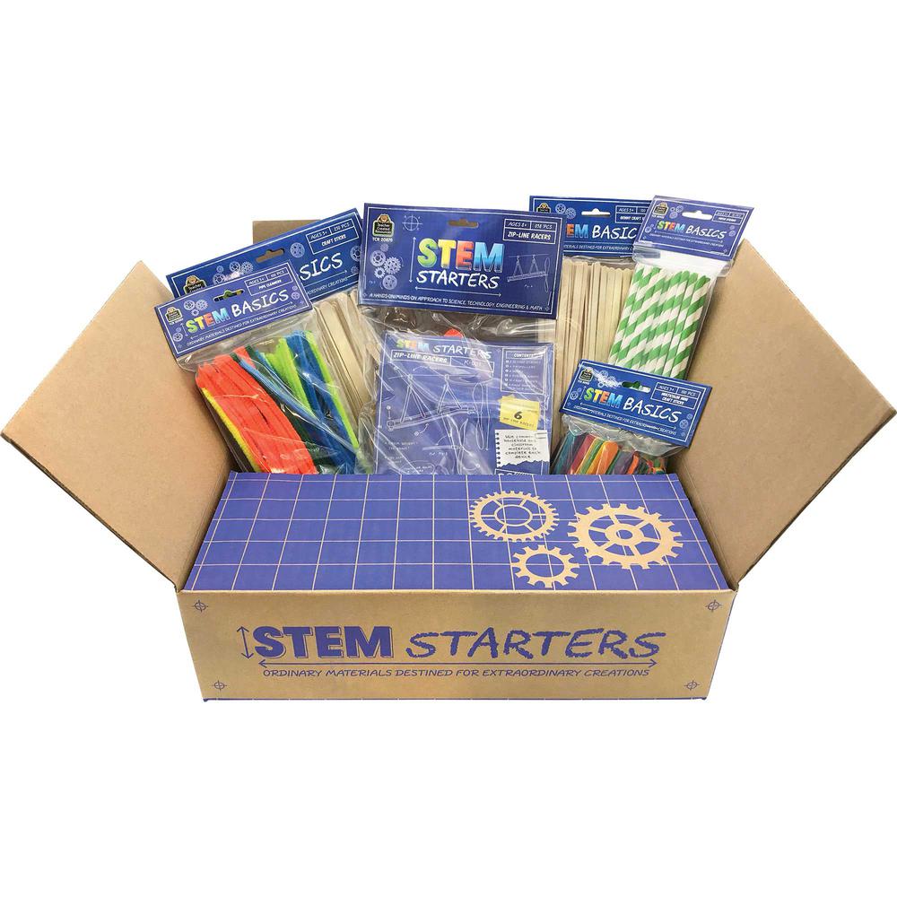 Teacher Created Resources STEM Starters Zip Line Kit - Project, Student, Education, Craft - 4"Height x 11"Width x 13.50"Length - 1 / Kit - Multi. Picture 2