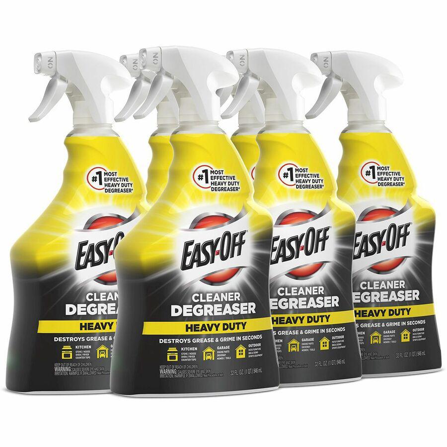 Easy-Off Cleaner Degreaser - Ready-To-Use Spray - 32 fl oz (1 quart) - 6 / Carton - Clear. Picture 2