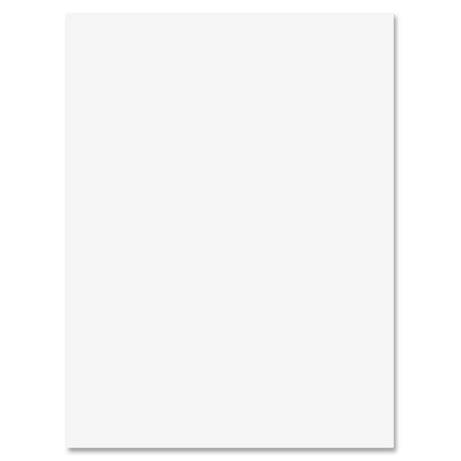 Sparco All-purpose Construction Paper - Multipurpose, Art Project, Craft Project, ClassRoom Project - 0.50" x 9"12" - 50 / Pack - Bright White. Picture 2