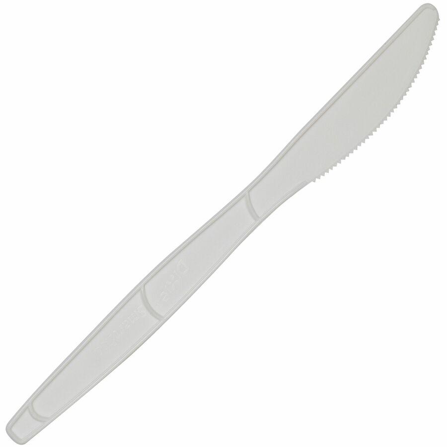 Dixie Knife - 40/Pack - Knife - 1 x Knife - Disposable - White. Picture 4