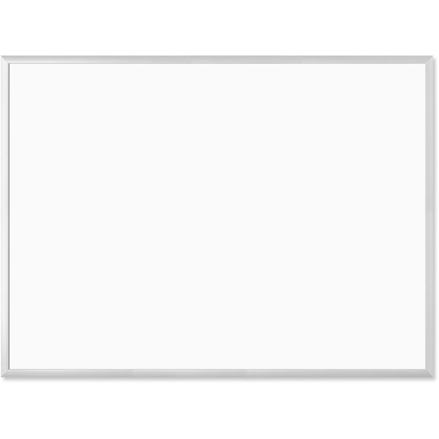 U Brands Magnetic Dry Erase Board - 35" (2.9 ft) Width x 47" (3.9 ft) Height - White Painted Steel Surface - Silver Aluminum Frame - Rectangle - Horizontal/Vertical - Magnetic - 1 Each. Picture 9