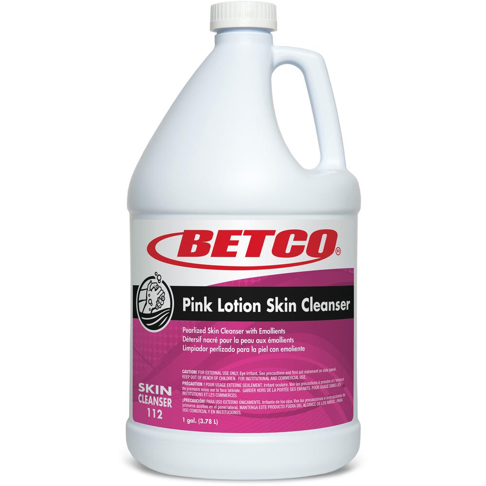Betco Pink Lotion Skin Cleanser - Lotion - 1 gal - Clean Bouquet - Applicable on Hand - pH Balanced, Moisturising, Non-irritating - 4 / Carton. Picture 2