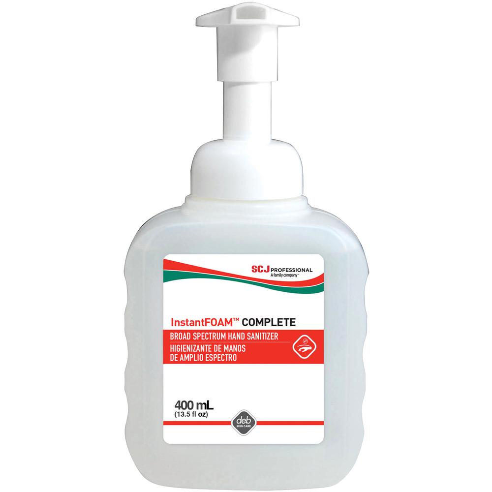 SC Johnson InstantFOAM Hand Sanitizer Foam - 13.5 fl oz (400 mL) - Pump Bottle Dispenser - Kill Germs - Hand - Clear - Dye-free, Non-drying, Hygienic - 1 Each. Picture 2