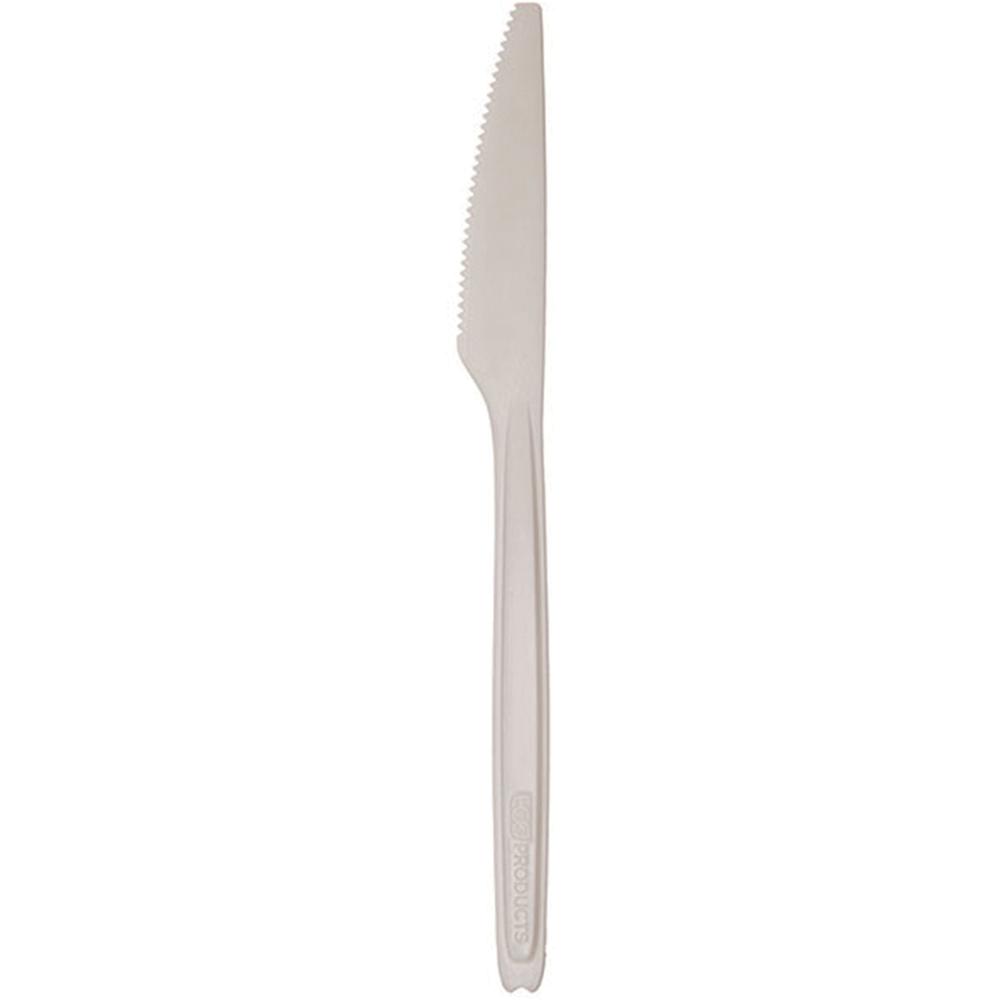 Eco-Products Cutlerease Dispensable Compostable Knives - 960/Carton - 1 x Knife - 6" Length Knife - Compostable - PLA (PolyLactic Acid) Plastic - White. Picture 4