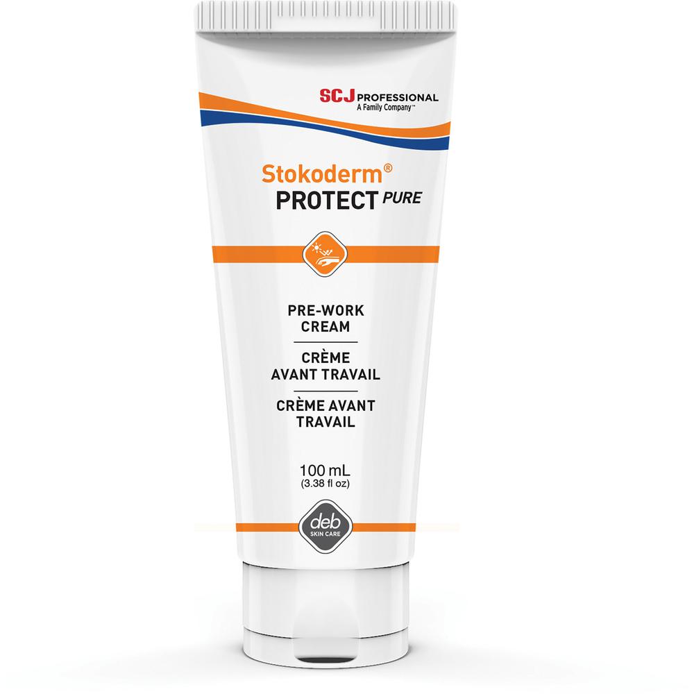 SC Johnson Stokoderm Protect Pure Skin Cream Tube - Cream - 3.38 fl oz - Tube - Skin - Fragrance-free - 12 / Carton. Picture 2
