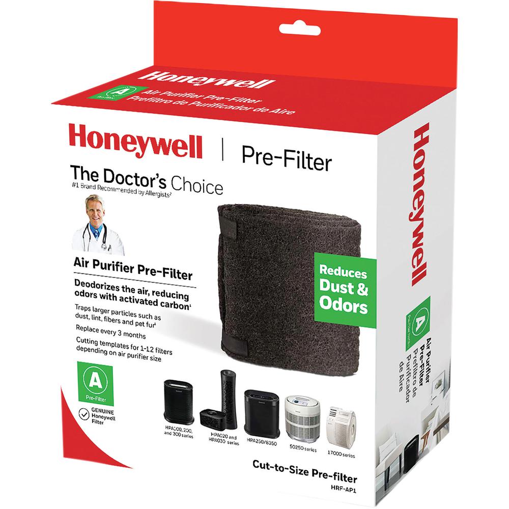 Honeywell Pre-Filter for Air Purifier - Activated Carbon - For Air Purifier - Remove Odor, Remove Dust, Remove Fabric Fiber, Remove Pet Hair, Remove Airborne Particles - 47" Height x 15.5" Width x 0.1. Picture 2