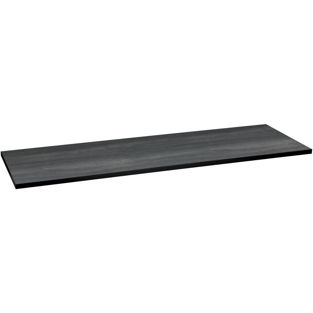 HON Huddle HMT2472G Table Top - Rectangle Top - 2 Seating Capacity x 72" Width x 24" Depth - Sterling Ash. Picture 2