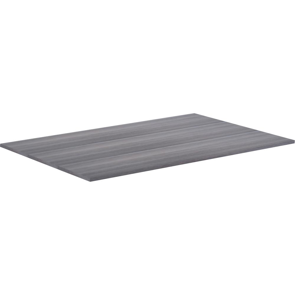 Lorell Revelance Conference Rectangular Tabletop - 71.6" x 47.3" x 1" x 1" - Material: Laminate - Finish: Weathered Charcoal. Picture 4