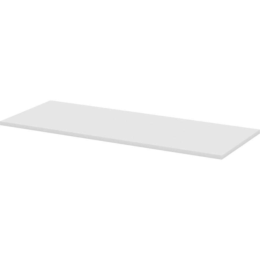 Lorell Training Tabletop - White Rectangle Top - 60" Table Top Length x 24" Table Top Width x 1" Table Top ThicknessAssembly Required - Particleboard, Melamine Top Material - 1 Each. Picture 5