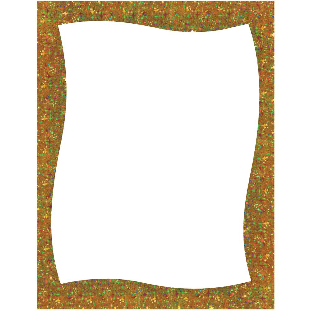 Geographics Galaxy Gold Frame Poster Board - Fun and Learning, Project, Sign, Display, Art - 28"Height x 22"Width - 15 / Carton - Yellow. Picture 2