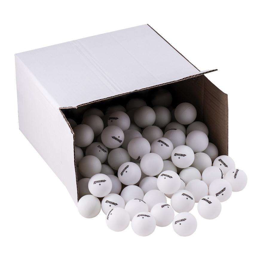 Champion Sports 1sTAR Table Tennis Balls Bulk Pack - 1.57" - White - 144 / Pack. Picture 2