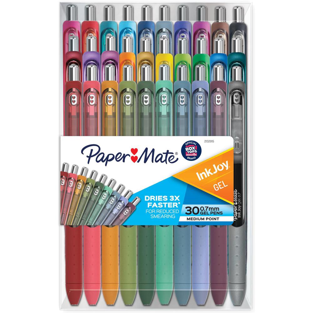 Paper Mate InkJoy Gel Pens - Multi Gel-based Ink - 30 / Pack. Picture 2