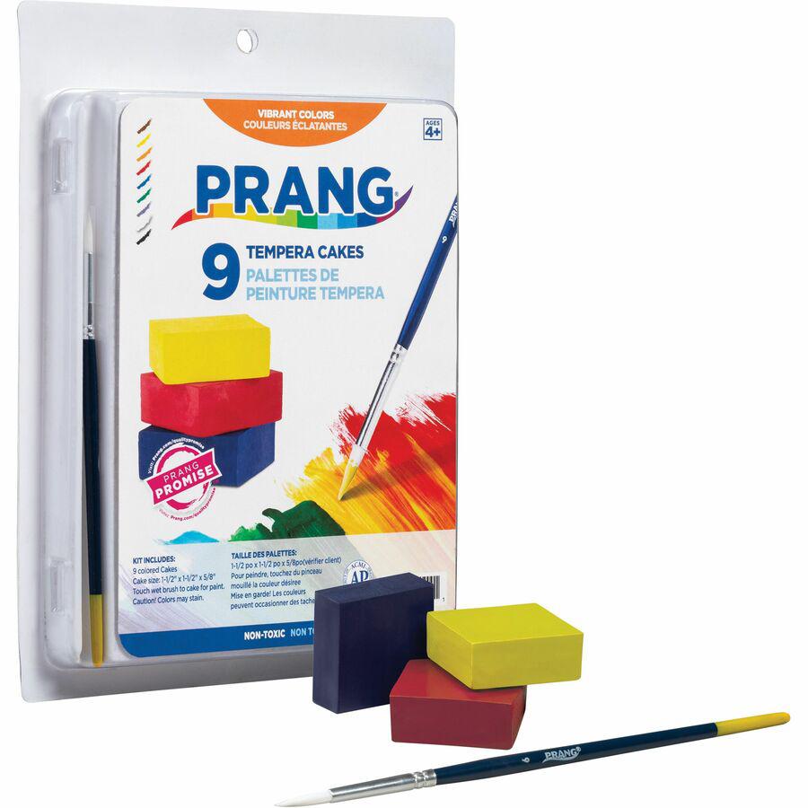 Prang Tempera Cakes Paint Kit - 9 / Set - Multicolor. Picture 3