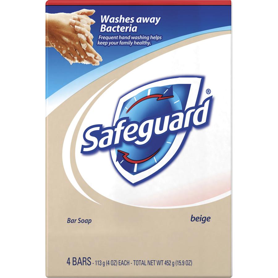 Safeguard Deodorant Bar Soap - 4 oz - Bath, Skin - Clear - 48 / Carton. Picture 2
