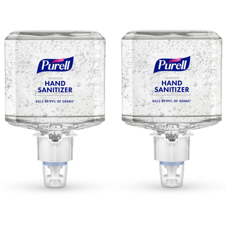 PURELL&reg; Advanced Hand Sanitizer Gel Refill - Citrus, Fruity Scent - 40.6 fl oz (1200 mL) - Kill Germs - Hand, Skin - Clear - Dye-free, Hygienic - 2 / Carton. Picture 4