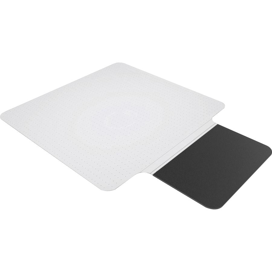 ES ROBBINS Sit or Stand Mat with Lip - Hard Floor36" Width - Lip Size 18" Length x 20" Width - Rectangle - Vinyl, Foam - Clear. Picture 8
