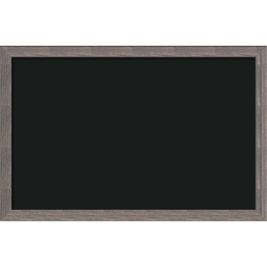 U Brands Decor Magnetic Chalkboard - 24" (2 ft) Width x 36" (3 ft) Height - Medium Density Fiber (MDF) Frame - Horizontal/Vertical - 1 Each. Picture 2