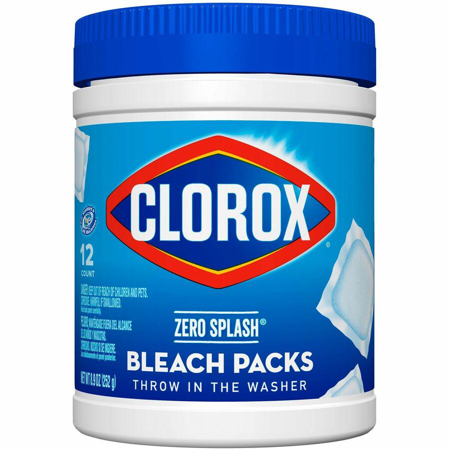 Clorox Zero Splash Bleach Packs - 12 / Canister - 1 Each - White. Picture 5