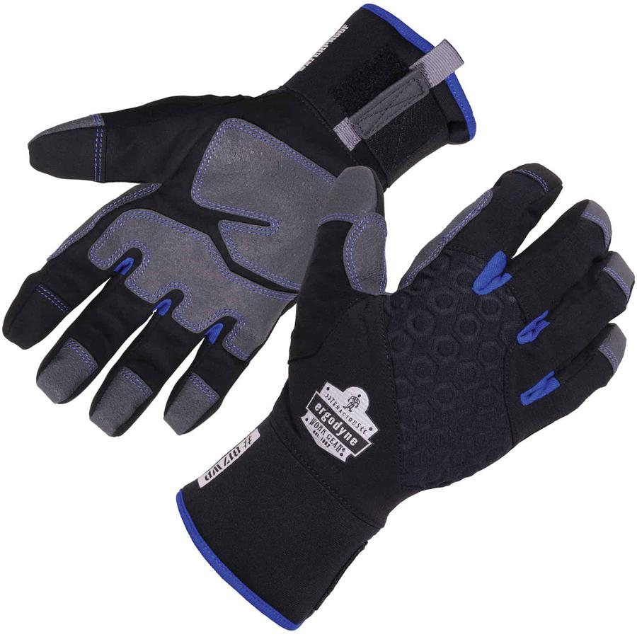 ProFlex 817WP Reinforced Thermal Waterproof Winter Work Gloves - Thermal Protection - XXL Size - Black - Reinforced, Water Proof, Machine Washable, Windproof, Weather Resistant, Breathable, Cold Resis. Picture 2