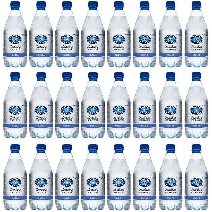 Crystal Geyser Sparkling Spring Water - Ready-to-Drink - 18 fl oz (532 mL) - 24 / Carton / Bottle. Picture 3