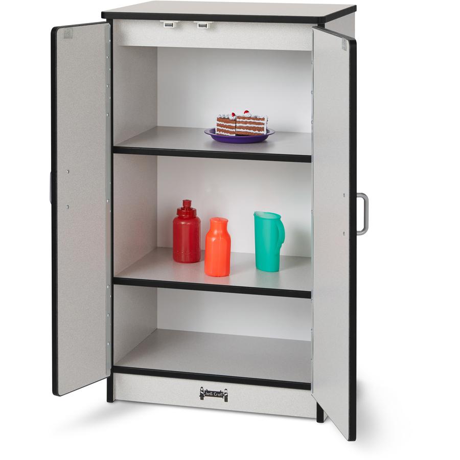 Rainbow Accents® Culinary Creations Kitchen Refrigerator - Black. Picture 2
