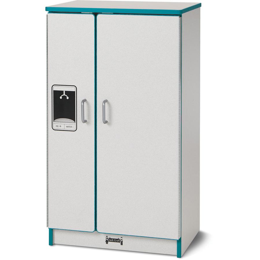 Rainbow Accents® Culinary Creations Kitchen Refrigerator - Teal. Picture 2