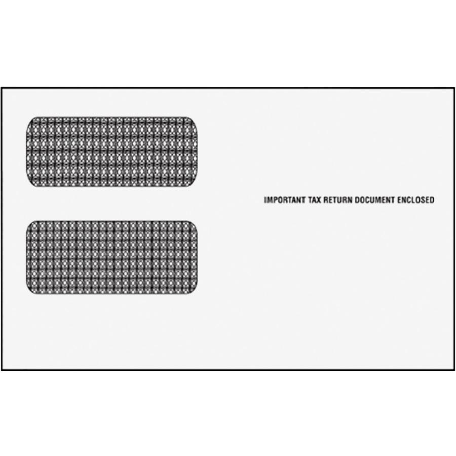 Adams 1099-NEC Envelopes - Document - 3 3/4" Width x 8 3/4" Length - Gummed - 24 / Pack - White. Picture 2