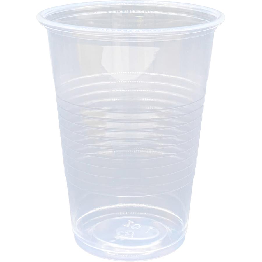 Genuine Joe 7 oz Transparent Beverage Cups - 100 / Pack - 25 / Carton - Clear - Plastic - Beverage, Cold Drink. Picture 2
