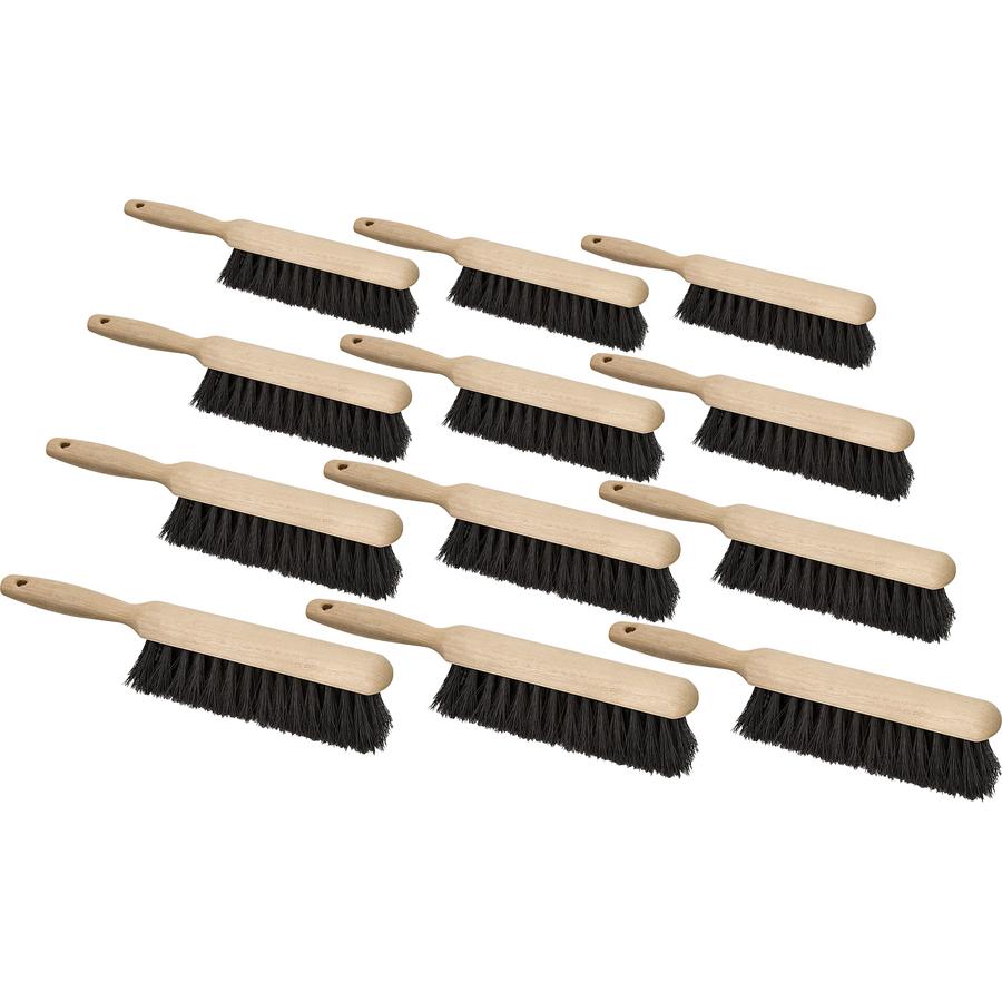 Genuine Joe Poly Counter Brush - 13" Overall Length - 12 / Carton - Black. Picture 3