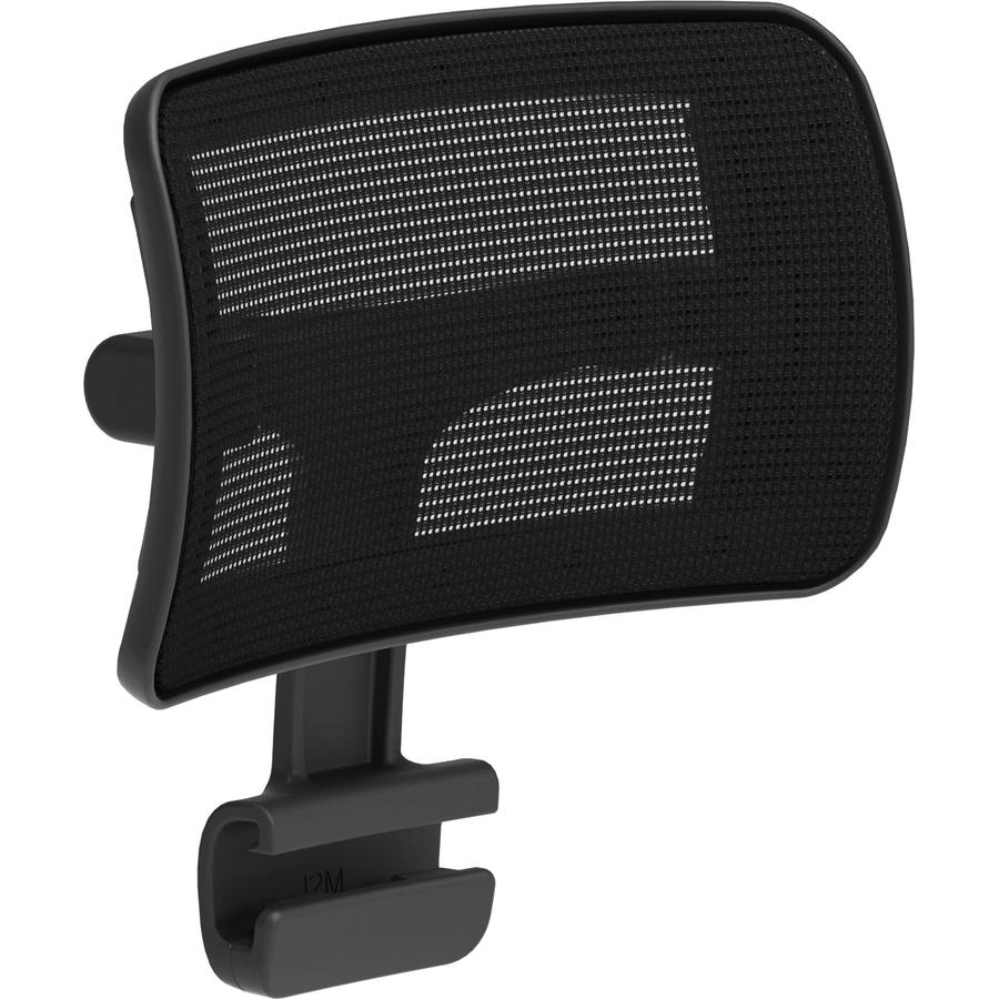 HON 4-Way Stretch Mesh Headrest - Black - 1 Each. Picture 2