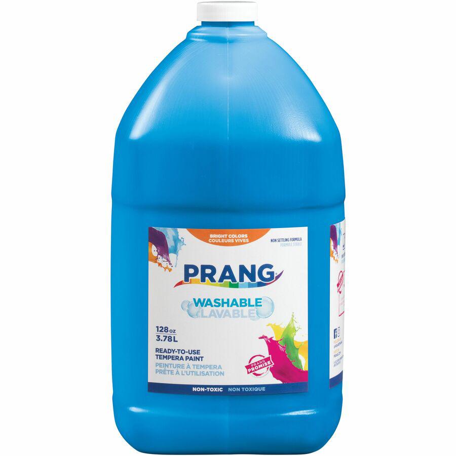 Prang Washable Tempera Paint - 1 gal - 1 Each - Turquoise Blue. Picture 6