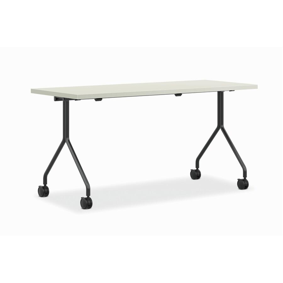 HON Between HMPT2472NS Nesting Table - Rectangle Top - 4 Seating Capacity x 72" Width x 24" Depth - Silver Mesh. Picture 3