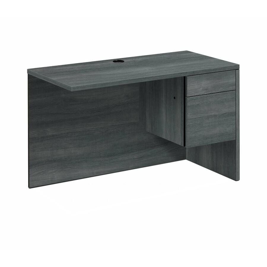 HON 10500 H10515R Return - 48" - 2 x Box, File Drawer(s) - Finish: Sterling Ash. Picture 3