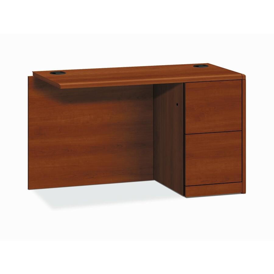 HON 10700 H107191R Return - 42" x 24" x 29.5" - 2 x File Drawer(s)Right Side - Finish: Cognac. Picture 2