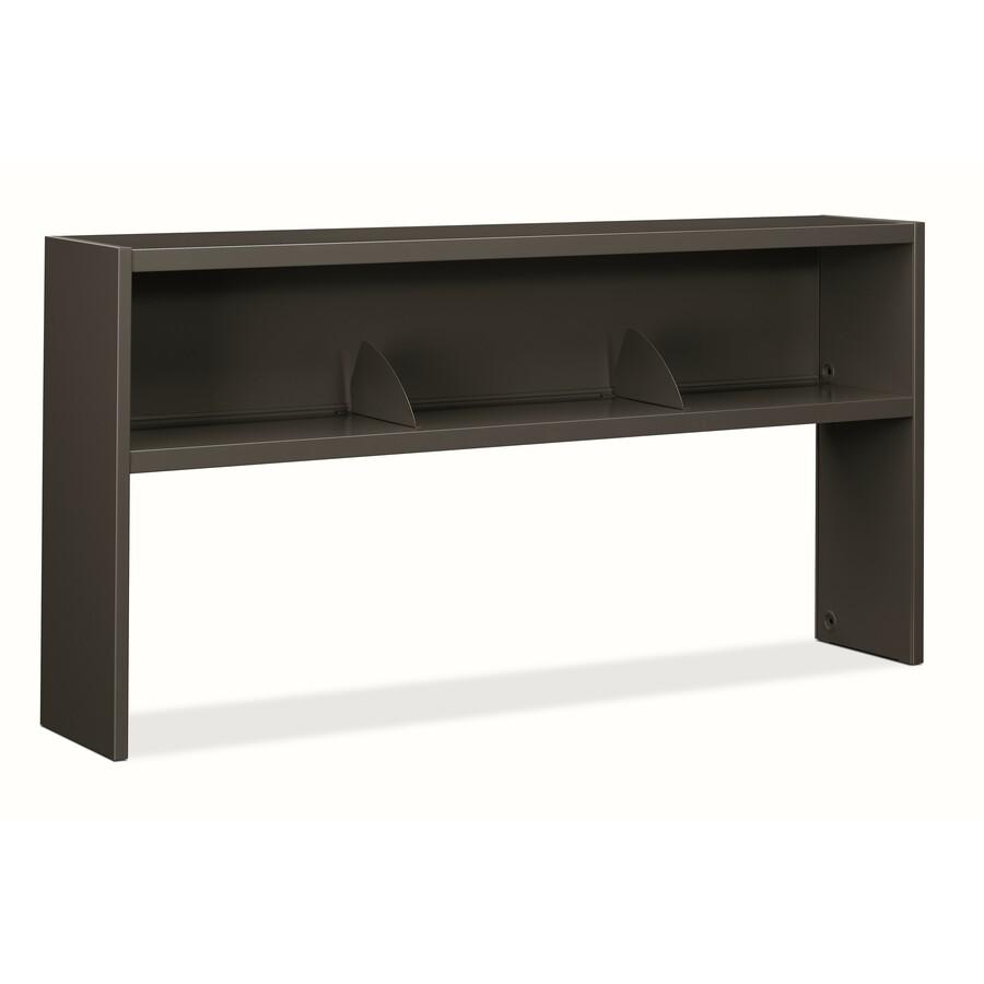 HON 38000 H386572N Hutch - 72" - Finish: Charcoal. Picture 2