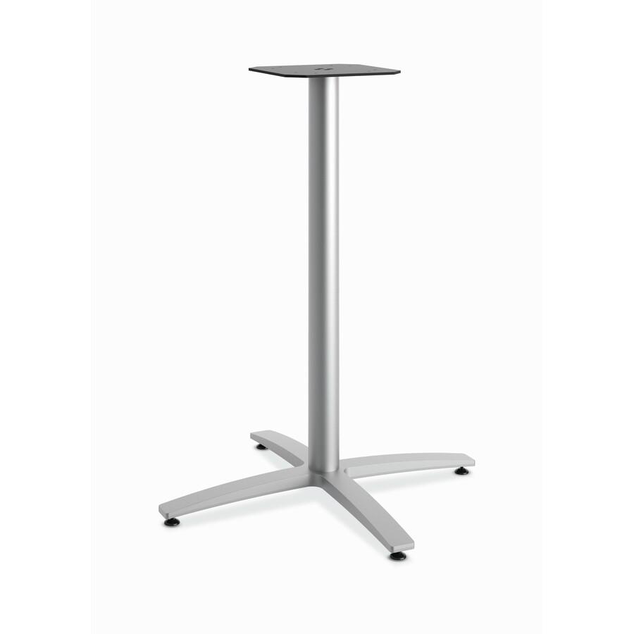 HON Between HBTTX42L Table Base - Textured Silver. Picture 2