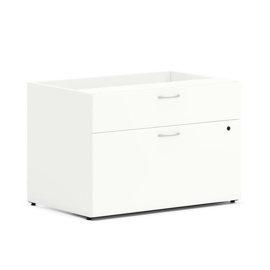 HON Mod HLPLCL3020BF Credenza - 30" x 20"21" - 2 Drawer(s) - Finish: Simply White. Picture 3