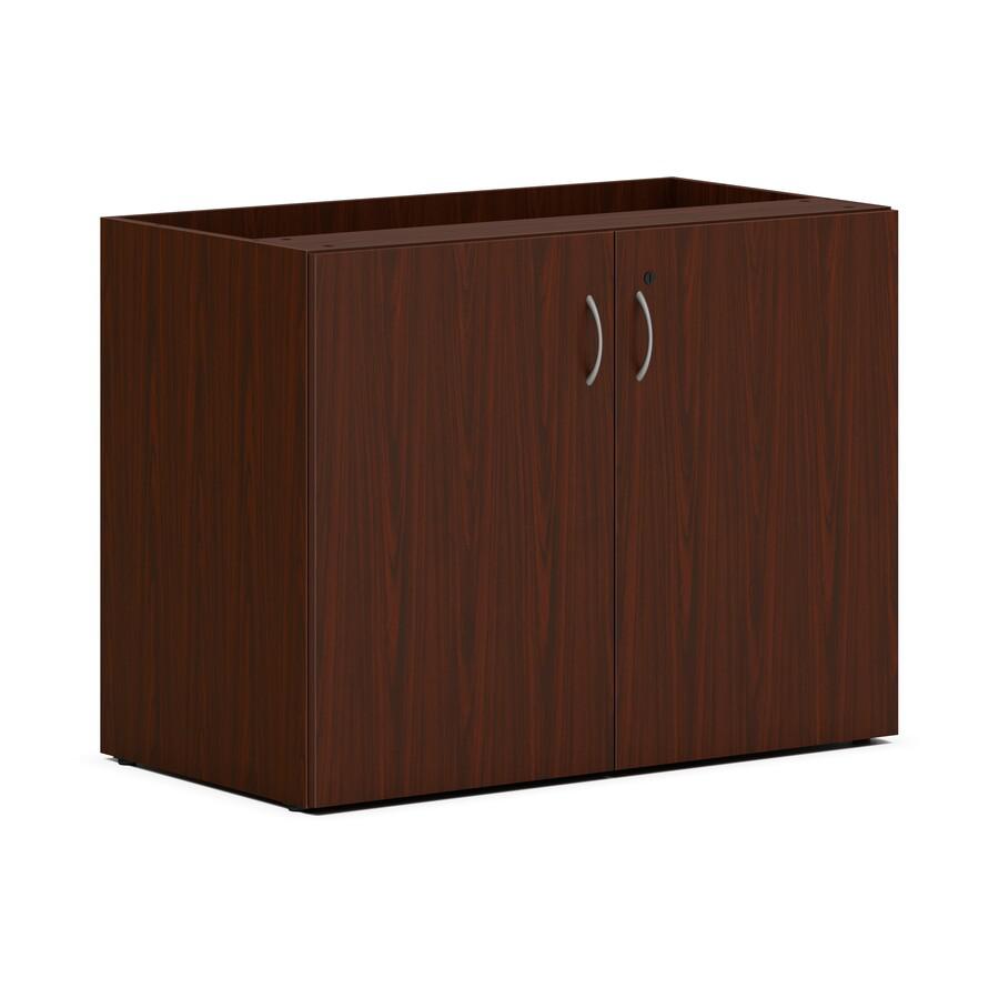 HON Mod HLPLSC3620 Storage Cabinet - 36" x 20"29" - 2 Door(s) - Finish: Traditional Mahogany. Picture 2