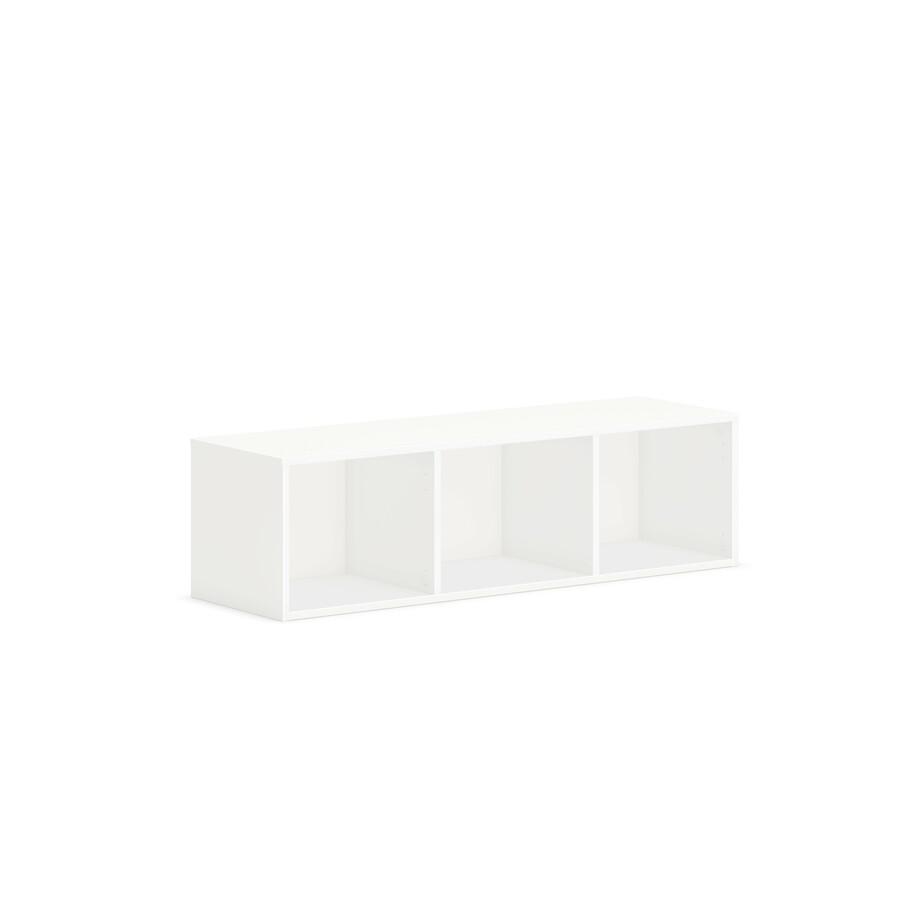 HON Mod Wall Mounted Storage | Open | 48"W | Simply White Finish - 48" x 14"39.8" - Finish: Simply White. Picture 2