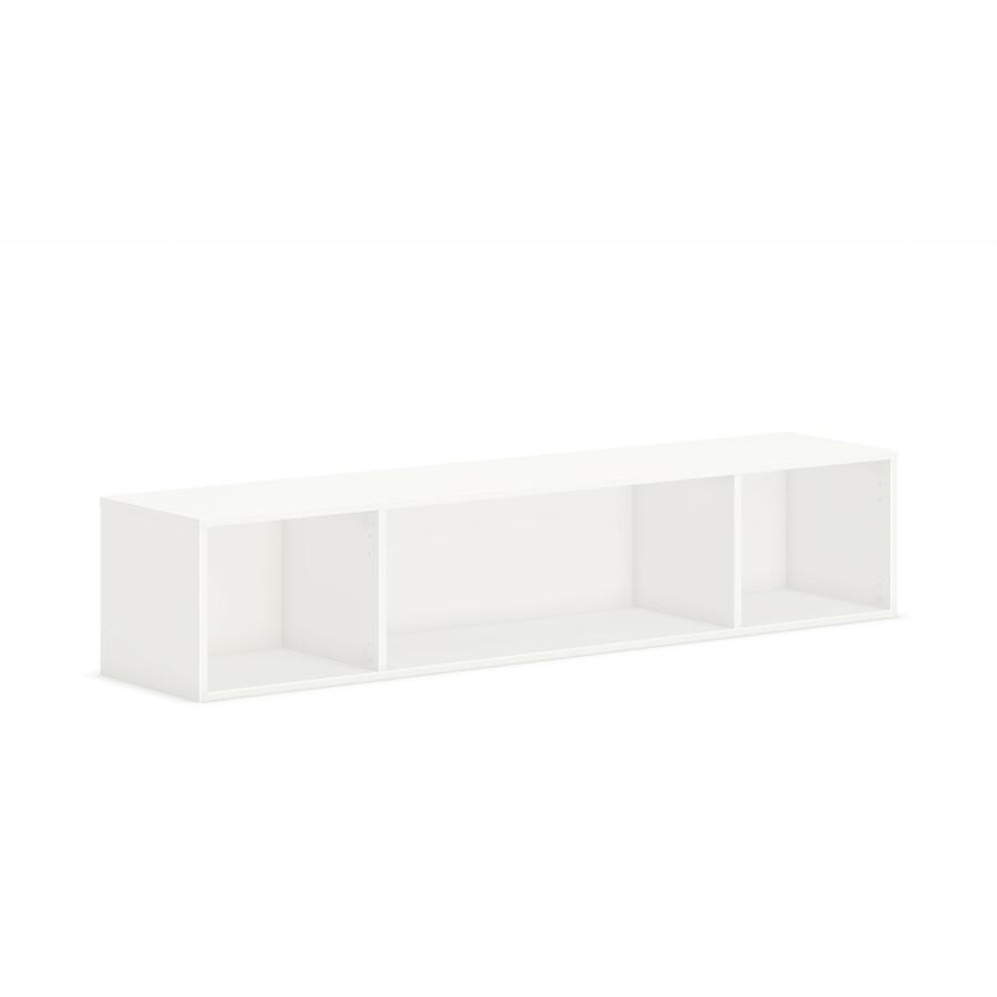 HON Mod Wall Mounted Storage | Open | 66"W | Simply White Finish - 66" x 14"39.8" - Finish: Simply White. Picture 2